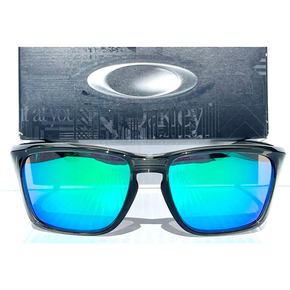 Oakley Sylas Olive Ink Polarized Galaxy Jade Lens Sunglass 9448