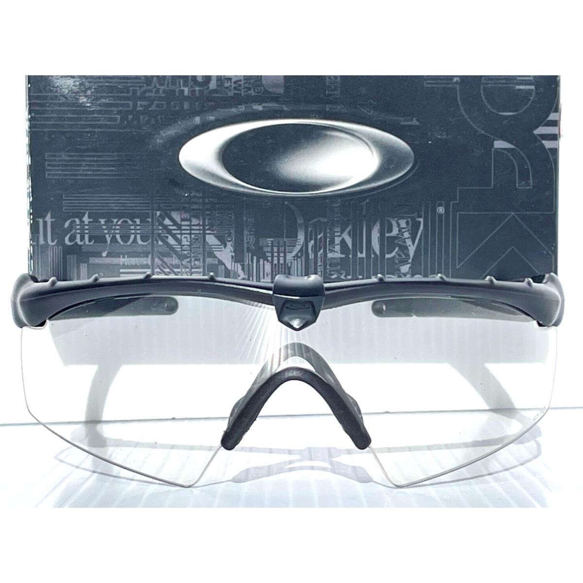 Oakley M Frame 2.0 Industrial Matte Black Frame Clear Lens Sunglass 9213-04