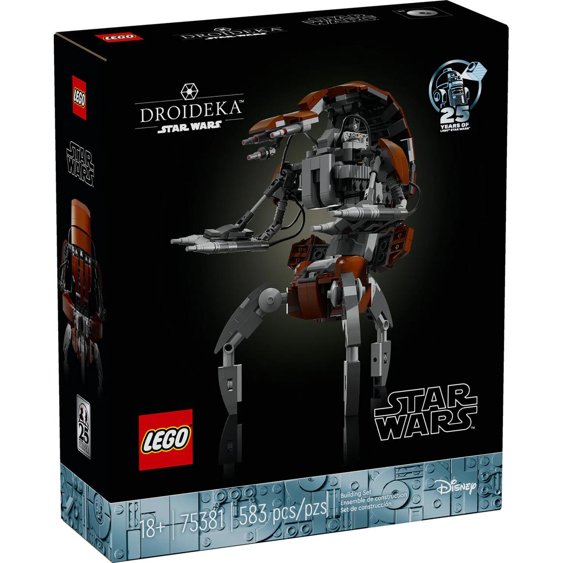 Lego Star Wars Droideka Model 75381 Building Toy Set Destroyer Droid Figure