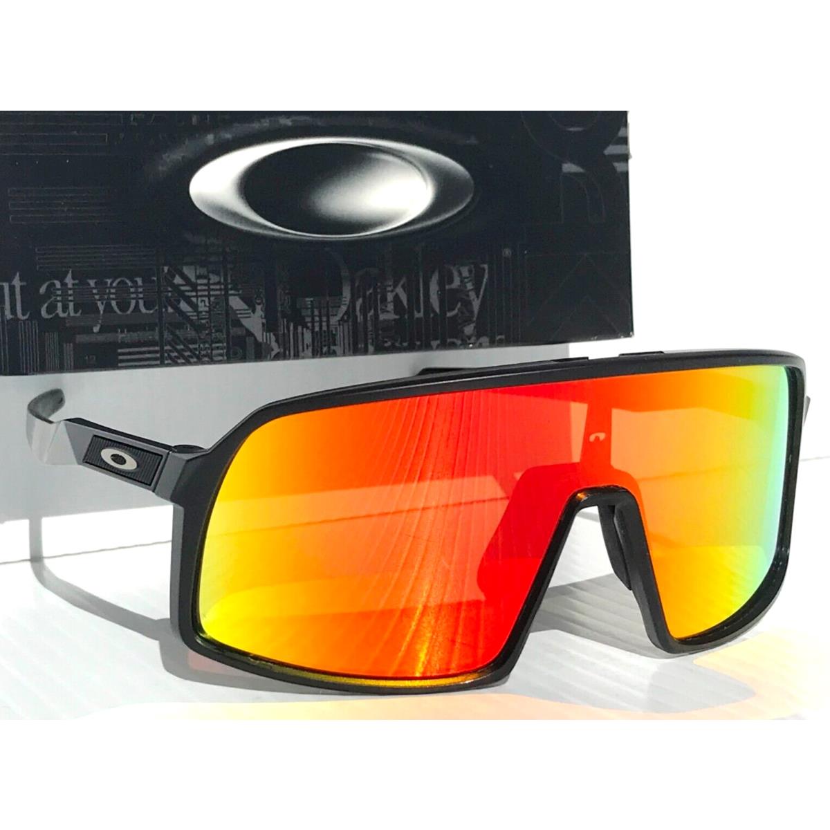 Oakley Sutro Polished Black w Polarized Galaxy Ruby Lens Sunglass 9406