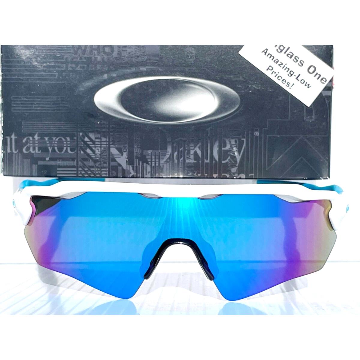 Oakley Radar EV Path XS Youth Matte White Prizm Sapphire Lens Sunglass 9001-15