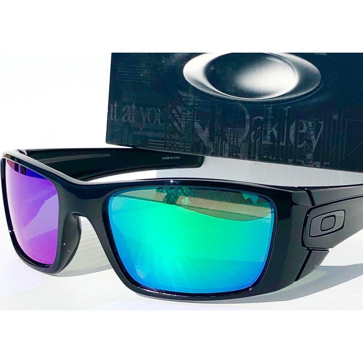 Oakley Fuel Cell Blackout w Polarized Galaxy Jade Iridium Sunglass 9096