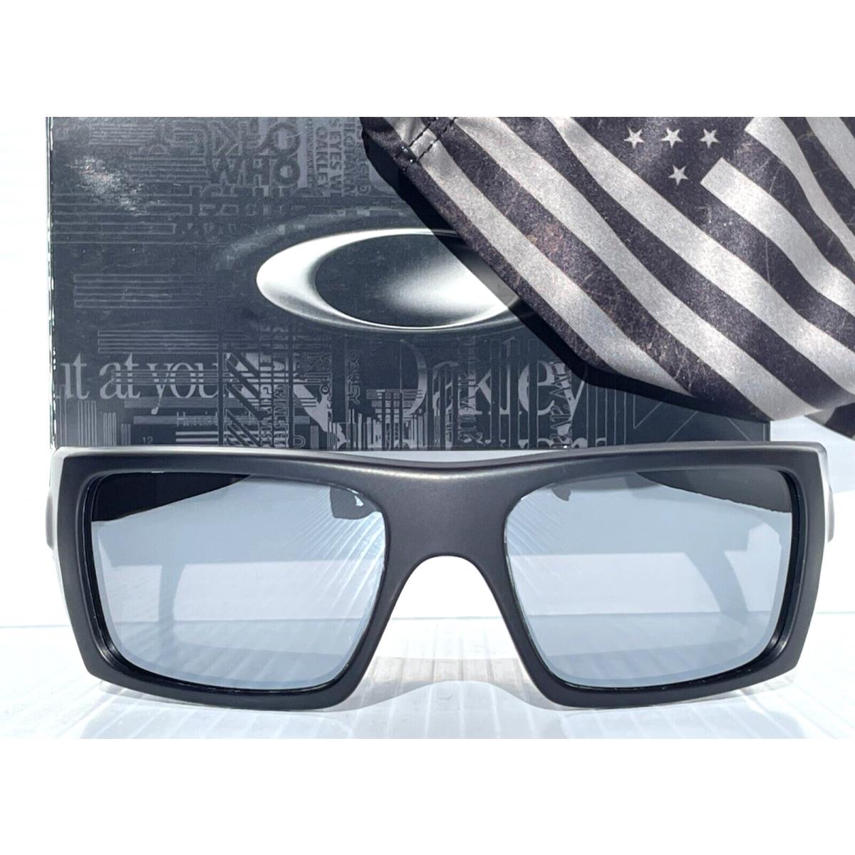 Oakley Det Cord Mat Black Usa Flag Polarized Galaxy Chrome Sunglass 9253-10