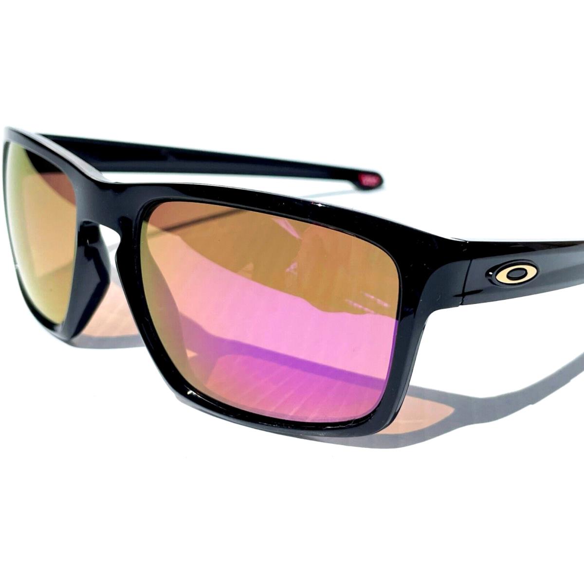 Oakley Sliver Black Polarized Galaxy Violet Lens Sunglass 9262