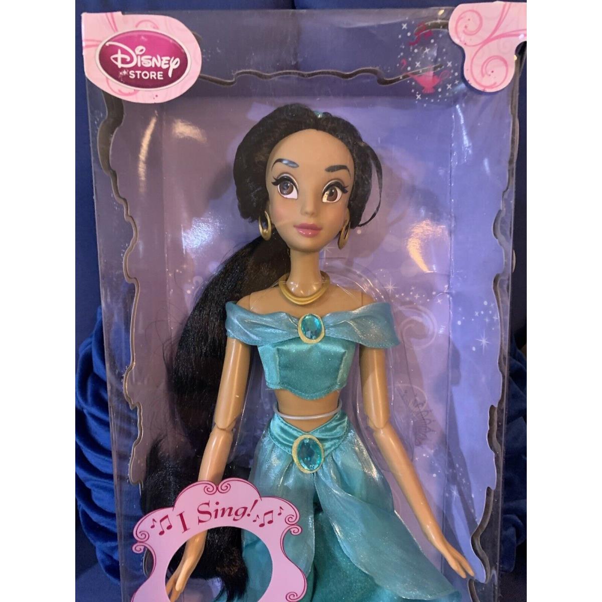 Disney Store Princess Exclusive Jasmine Singing Doll 17 Aladdin 2011