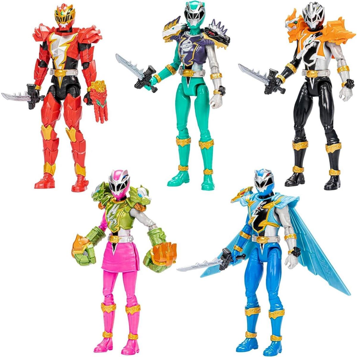 Power Rangers Dino Fury Team-up Pack Action Figure 5-Pack