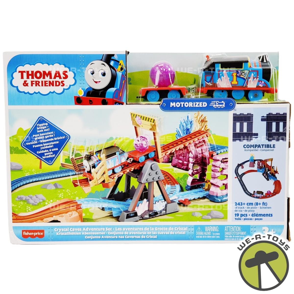 Thomas Friends Crystal Caves Adventure Set W/ Motorized Engine No. HMC28