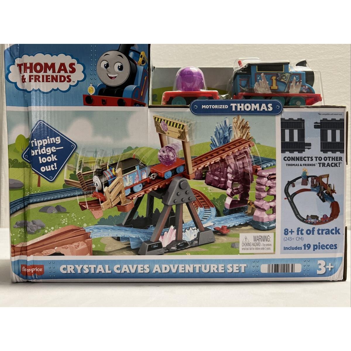 Thomas Friends Crystal Caves Adventure Set Distress Box Complete