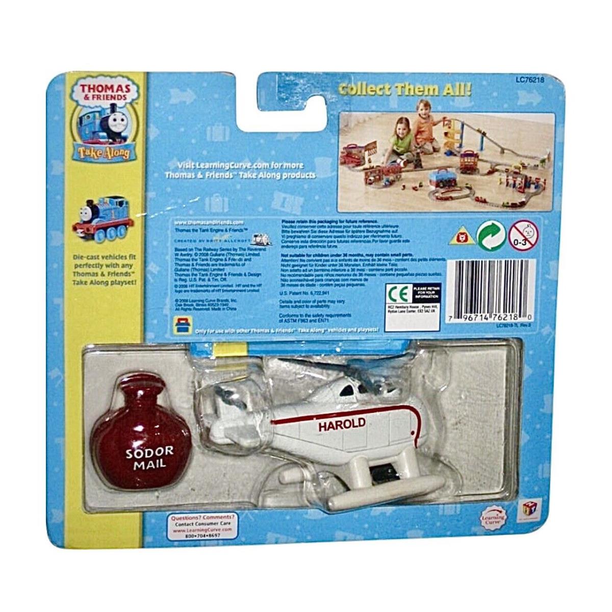 Take Along Harold The Helicopter with Retractable Magnet with Magnetic Mail Bag