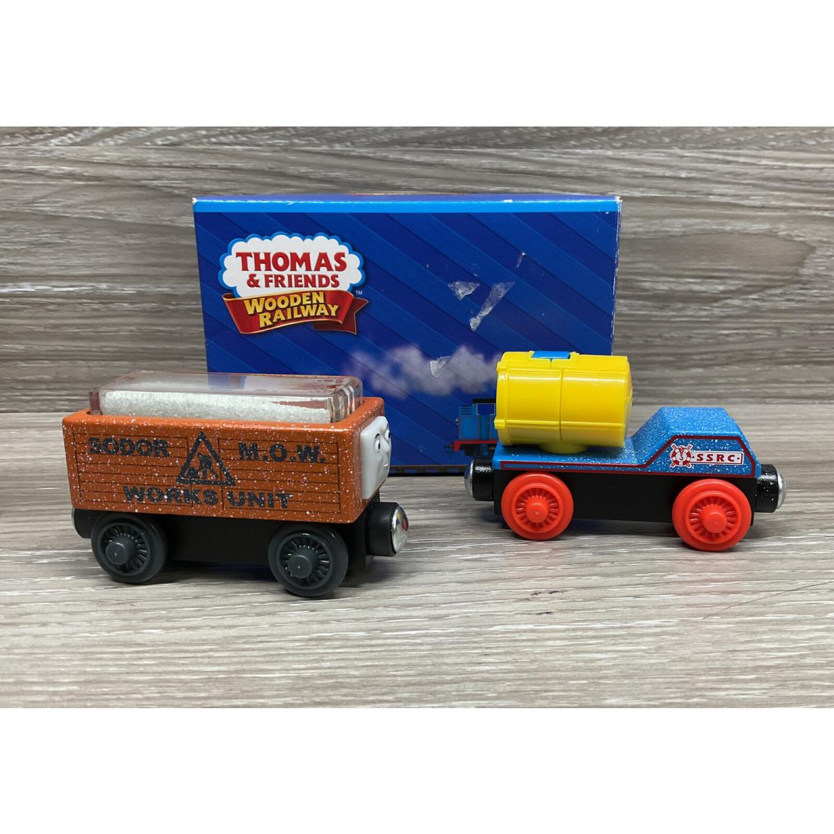 Thomas Friends Snow Covered Troublesome Truck w/ Salt Cargo Searchlight