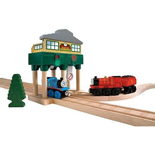 Thomas Friends Wooden Railway Deluxe Over-the-track Signal - Battery Operated