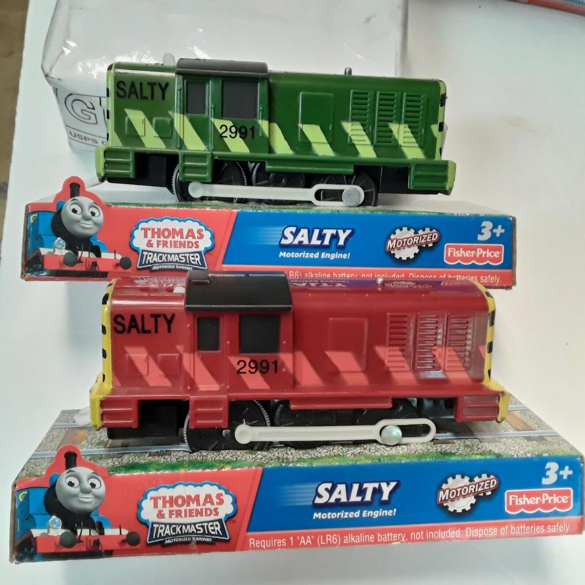 Red and Green Salty Thomas The Tank Engine Trackmaster Missing Plastic Top