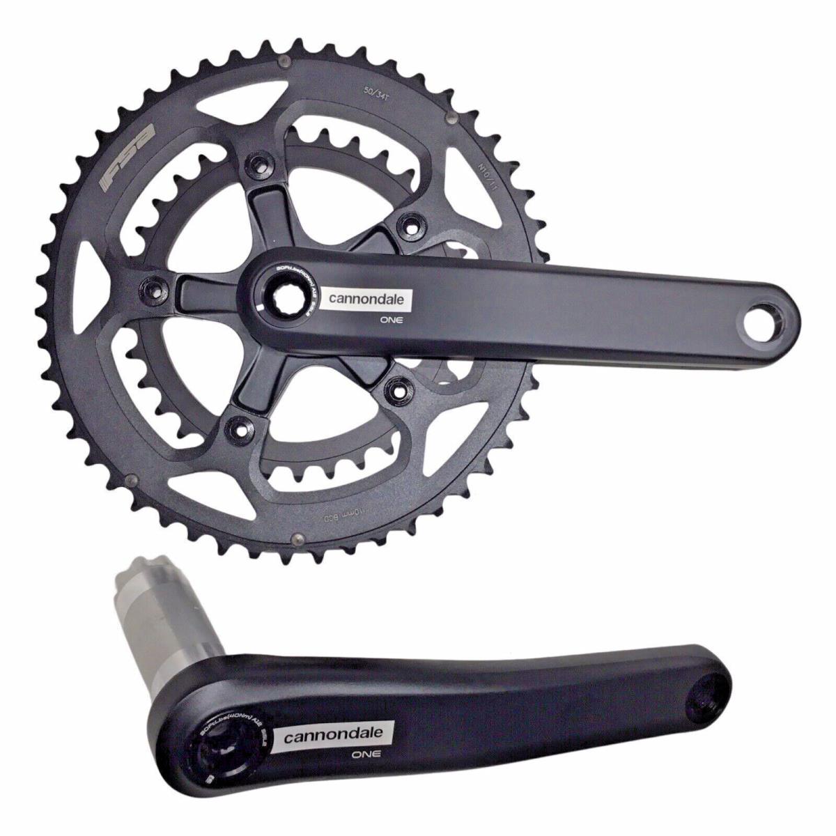 Fsa Cannondale One 50-34T Compact Road-cross-gravel Crankset 170mm BB30 11 Speed