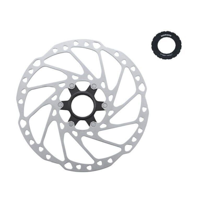 Shimano Deore SM-RT64-L Disc Mtb Brake Rotor 203mm Center Lock -one or Two - Silver