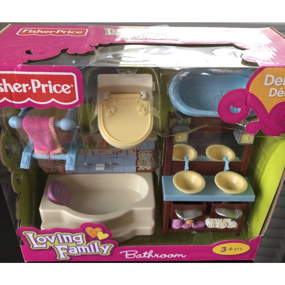 Fisher-price Loving Family Bathroom Play Set Decor 2010