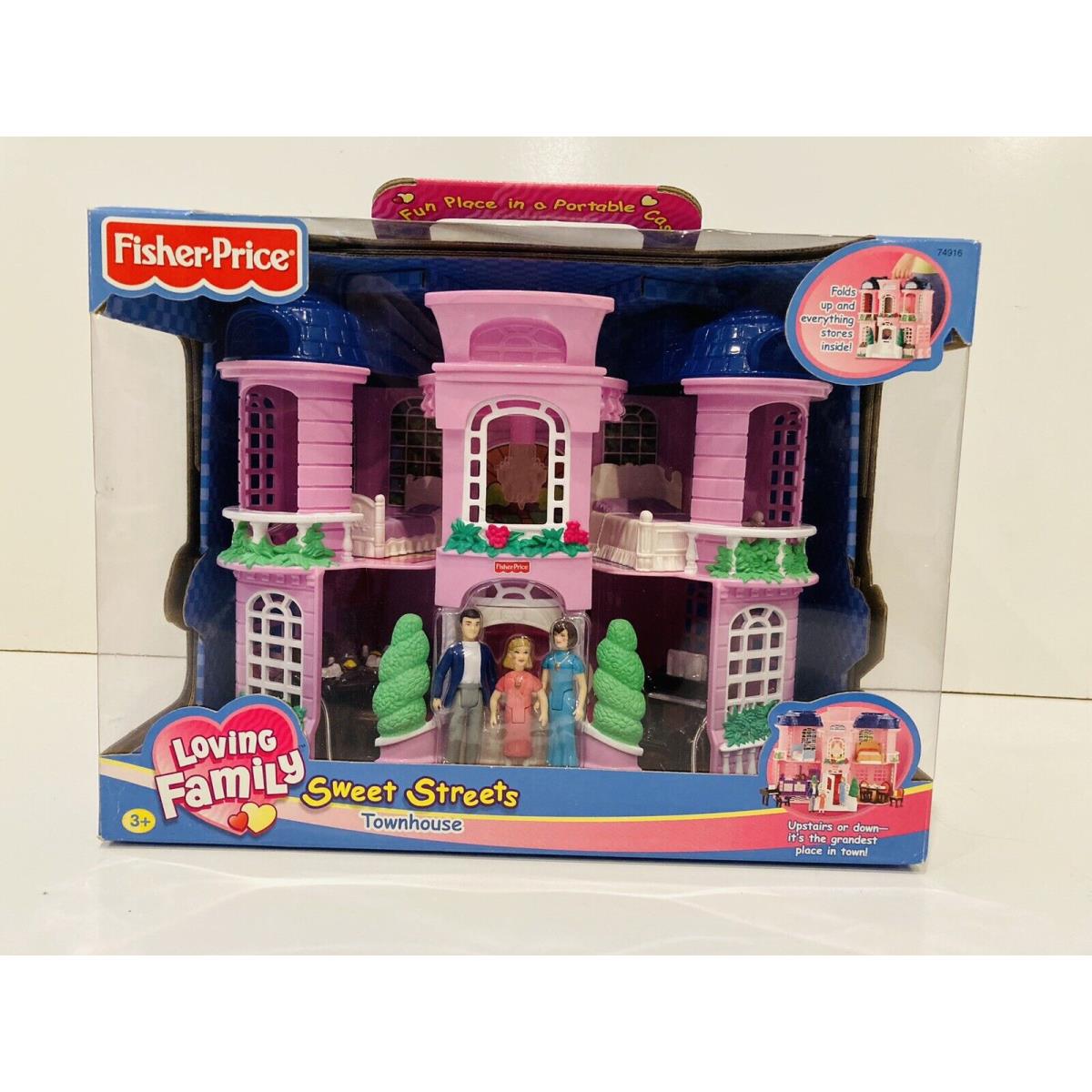 Sweet Streets Townhouse Loving Family Fisher Price Mattel Complete