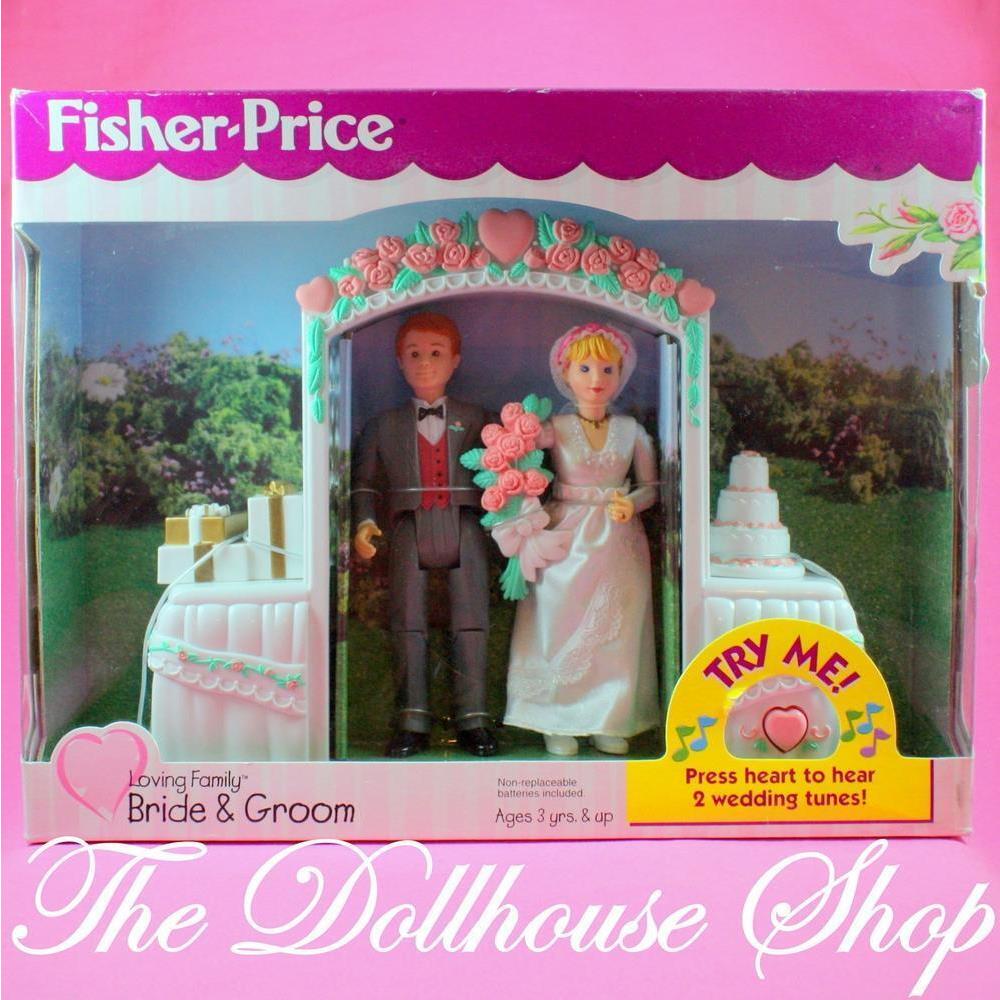 Fisher Price Loving Family Dollhouse Bride and Groom Wedding Set