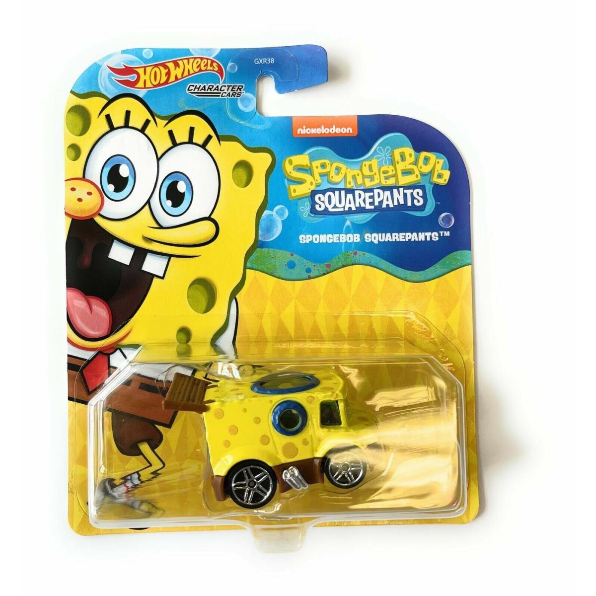 2021 Hot Wheels 1:64 Hello Kitty Robin Gudetama More Pick Choose GXR38956S SpongeBob Squarepant Character Car (GVB12)