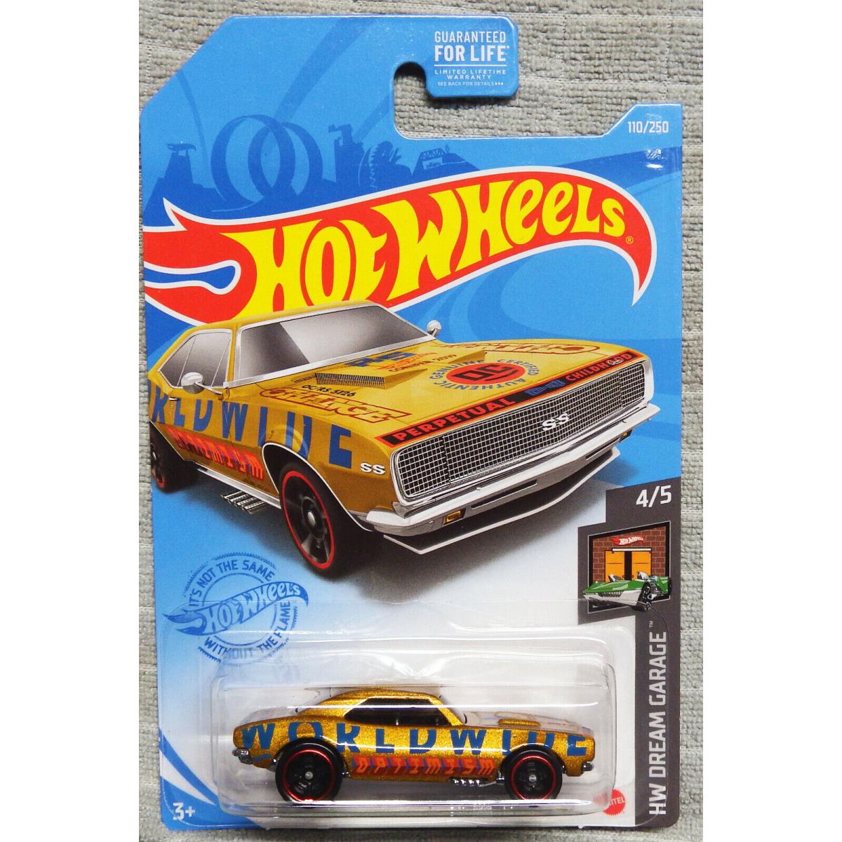 Hot Wheels 1967 Camaro Pick A Color See Description 2021-Gold