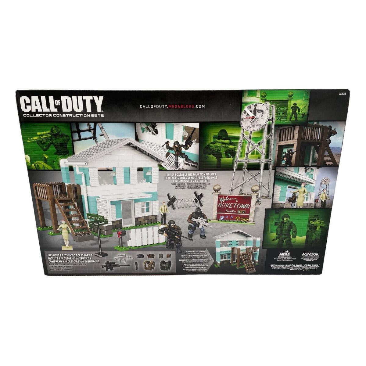 Mega Bloks Call of Duty Nuketown Play Set Collector Series 689 Pcs