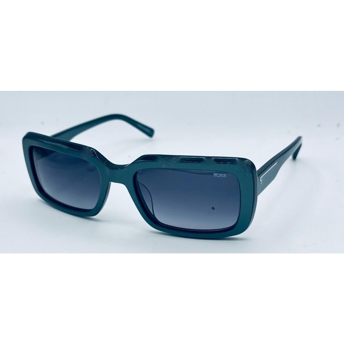 Tumi Mens Teal Rectangle Mens Plastic Sunglass Gradient Lens Stu 002 06U9