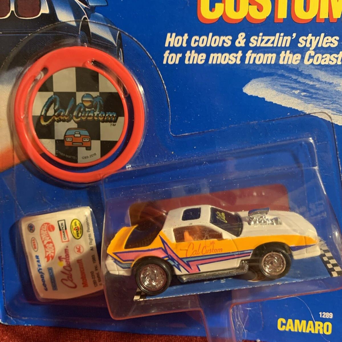 Hot Wheels 1989 California Custom Blown Chevy Camaro Z28 1289 Real Riders