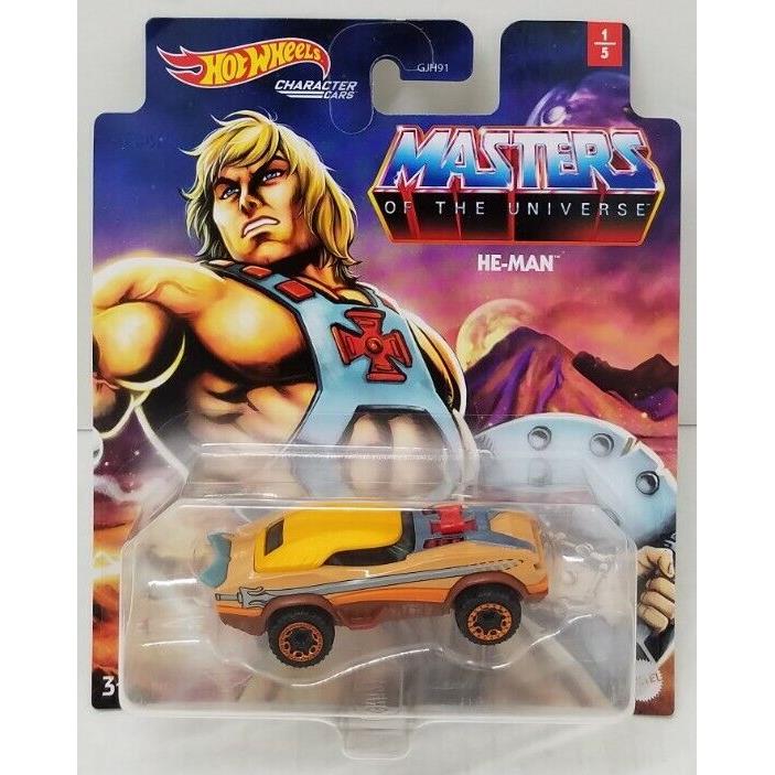 Hot Wheels 1:64 Masters OF The Universe 2020 Character Cars Set/lot/5 Motu