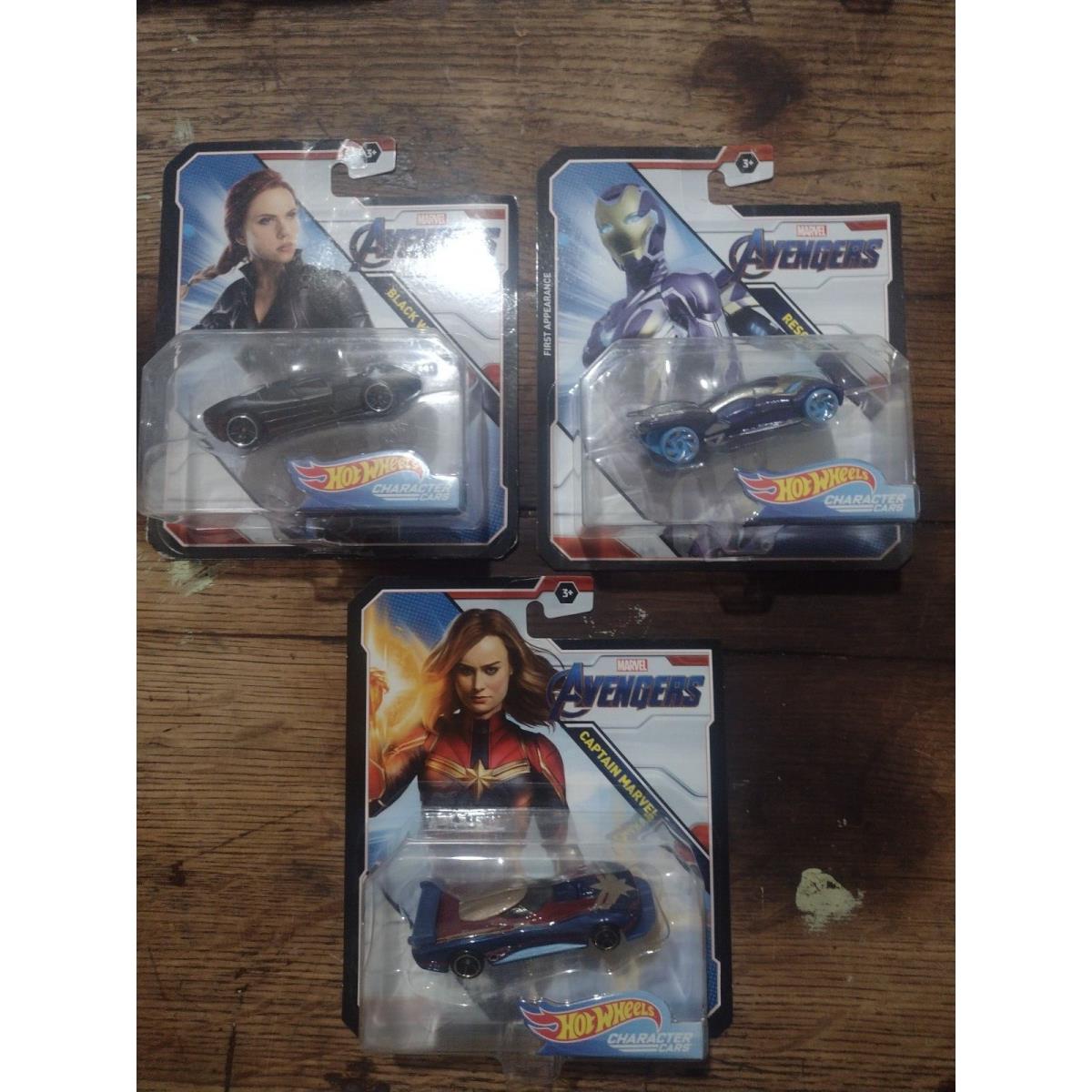 2017 Hot Wheels Marvel Avengers Character Cars Set of 12