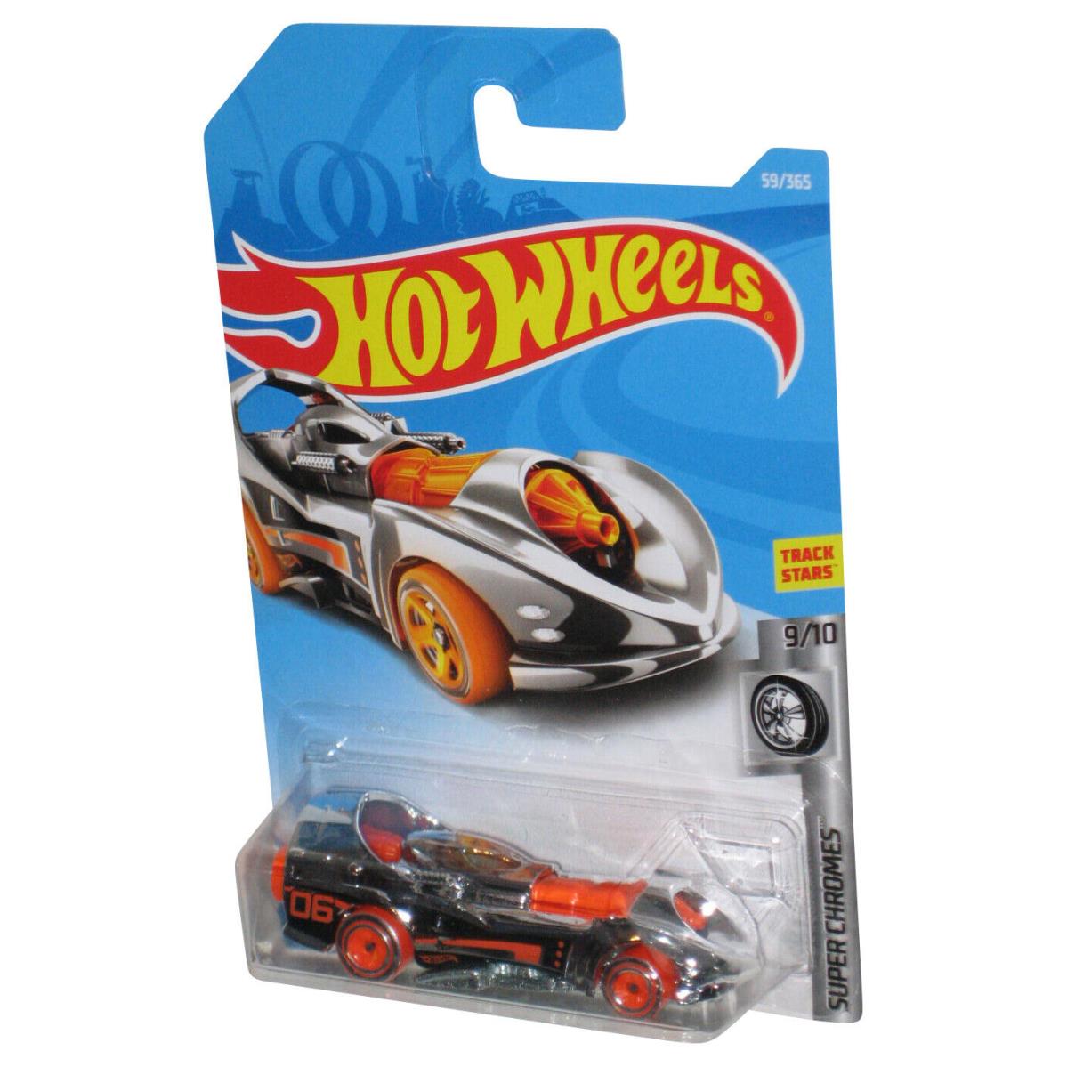 Hot Wheels Super Chromes 9/10 2017 Silver Power Rocket Toy Car 59/365