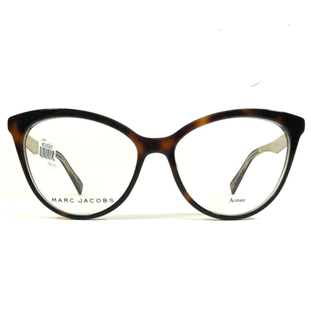 Marc Jacobs Eyeglasses Frames 205 086 Tortoise Gold Cat Eye Full Rim 54-16-140