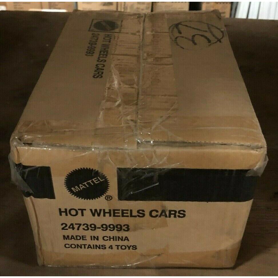 Factory Case Of 4 Hot Wheels Cars A Night At The Races 24739-9993 Mattel