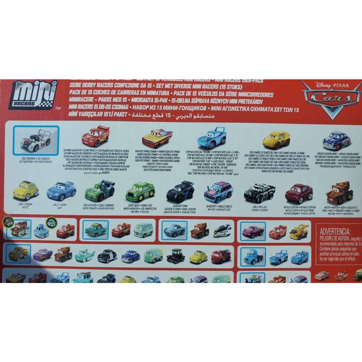 Disney Pixar Cars 2022 Metal Mini Racers 15 Pack Shu Todoroki