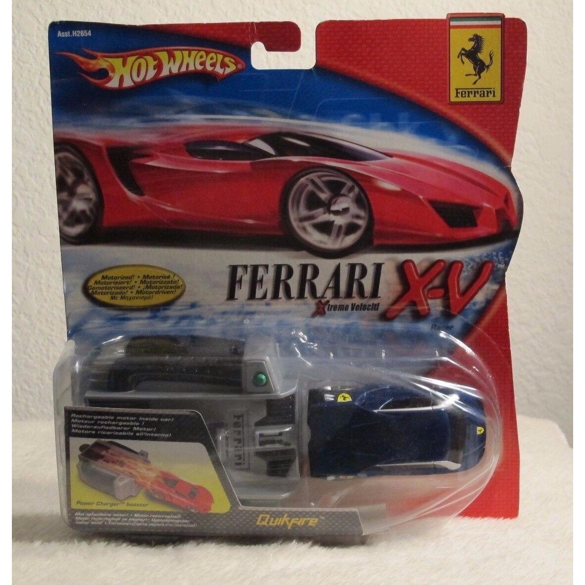 Hot Wheels Ferrari X-v Quick Fire Motorized Power Charger Xtreme Velocltl