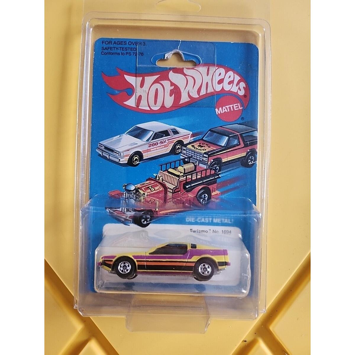 1982 Vintage Hot Wheels Rare Yellow Turismo No. 1694 Delorean