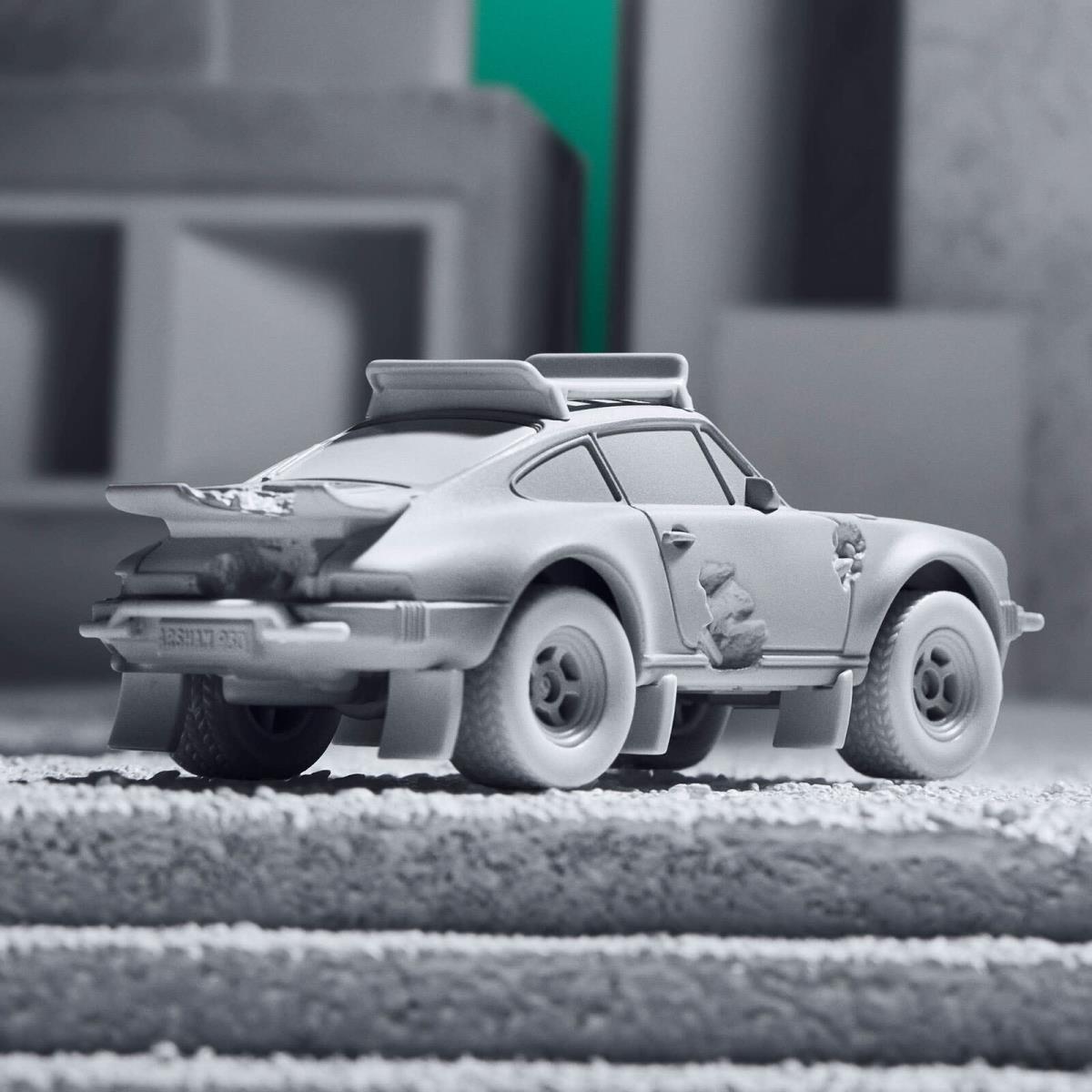 Mattel Creations Hot Wheels x Daniel Arsham Eroded Porsche Safari