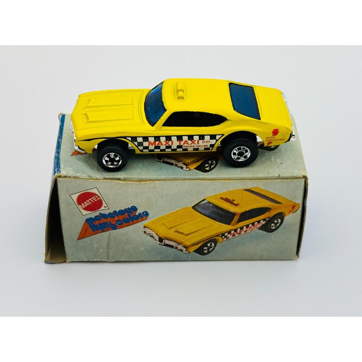 Hot Wheels Mebetoys Blackwall Maxi Taxi 442 Flying Colors