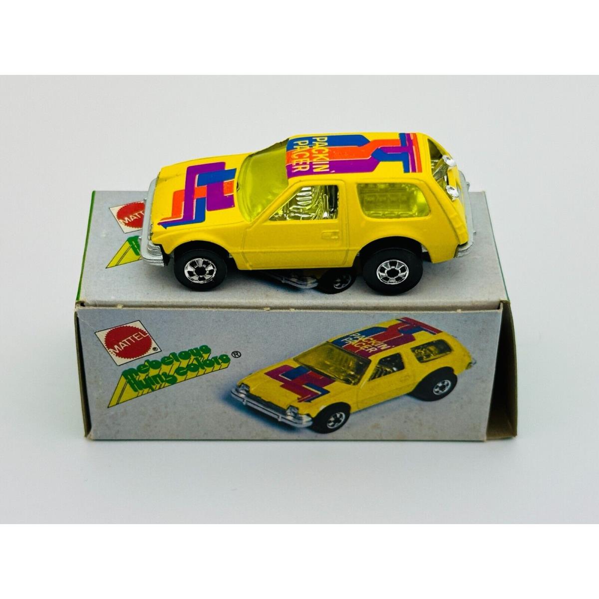 Hot Wheels Mebetoys Blackwall Packin Pacer Yellow Flying Colors