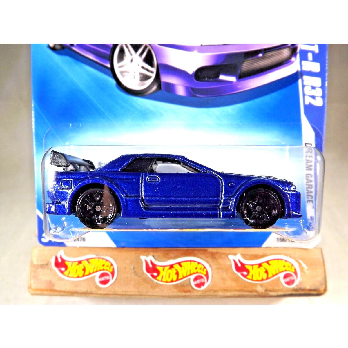 2009 Hot Wheels 156 Dream Garage 10/10 Nissan Skyline Gt-r R32 Blue w/BlkPr5Sp