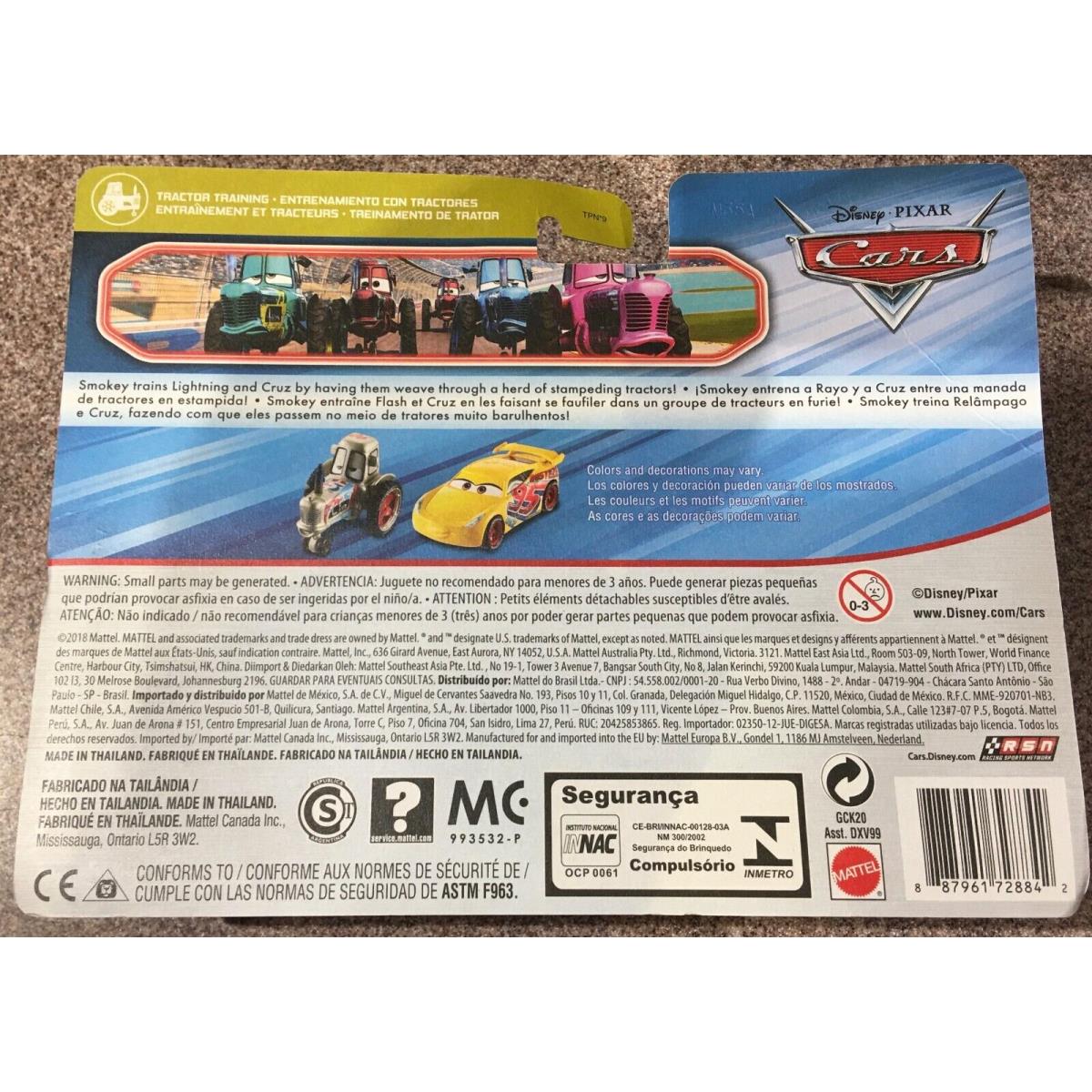 Disney Pixar Cars Bumper Save Racing Tractor Rust-eze Cruz Ramirez Mattel GCK20