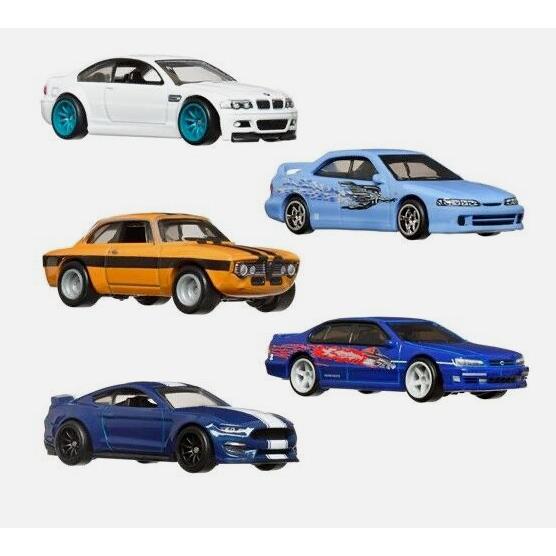 5-PACK Hot Wheels Premium Fast Furious 1:64 Die-cast Cars - 2023 Mix 3 Set