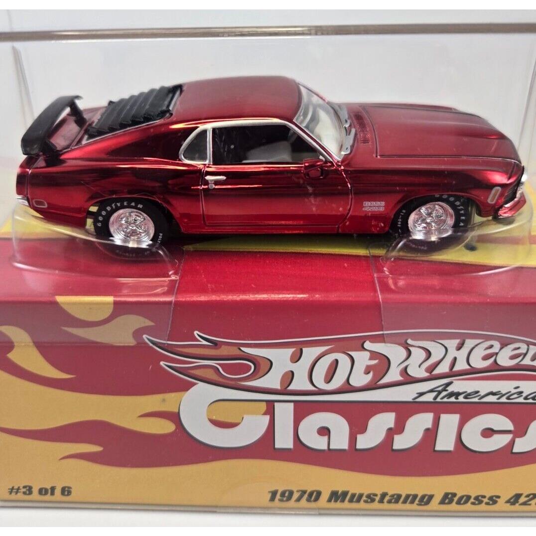 Hot Wheels American Classics 1970 Mustang Boss 429 AB1192 2003 Rws 1:43 Red