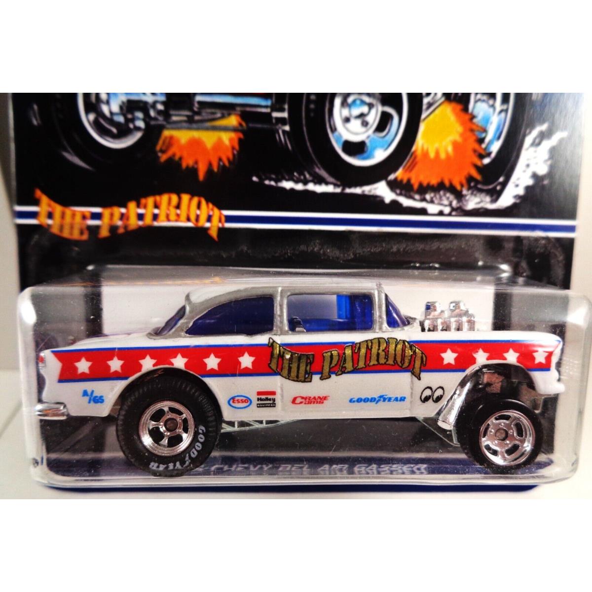 Hot Wheels Rlc Style Card `55 Chevy Bel Air Gasser The Patriot Custom Made