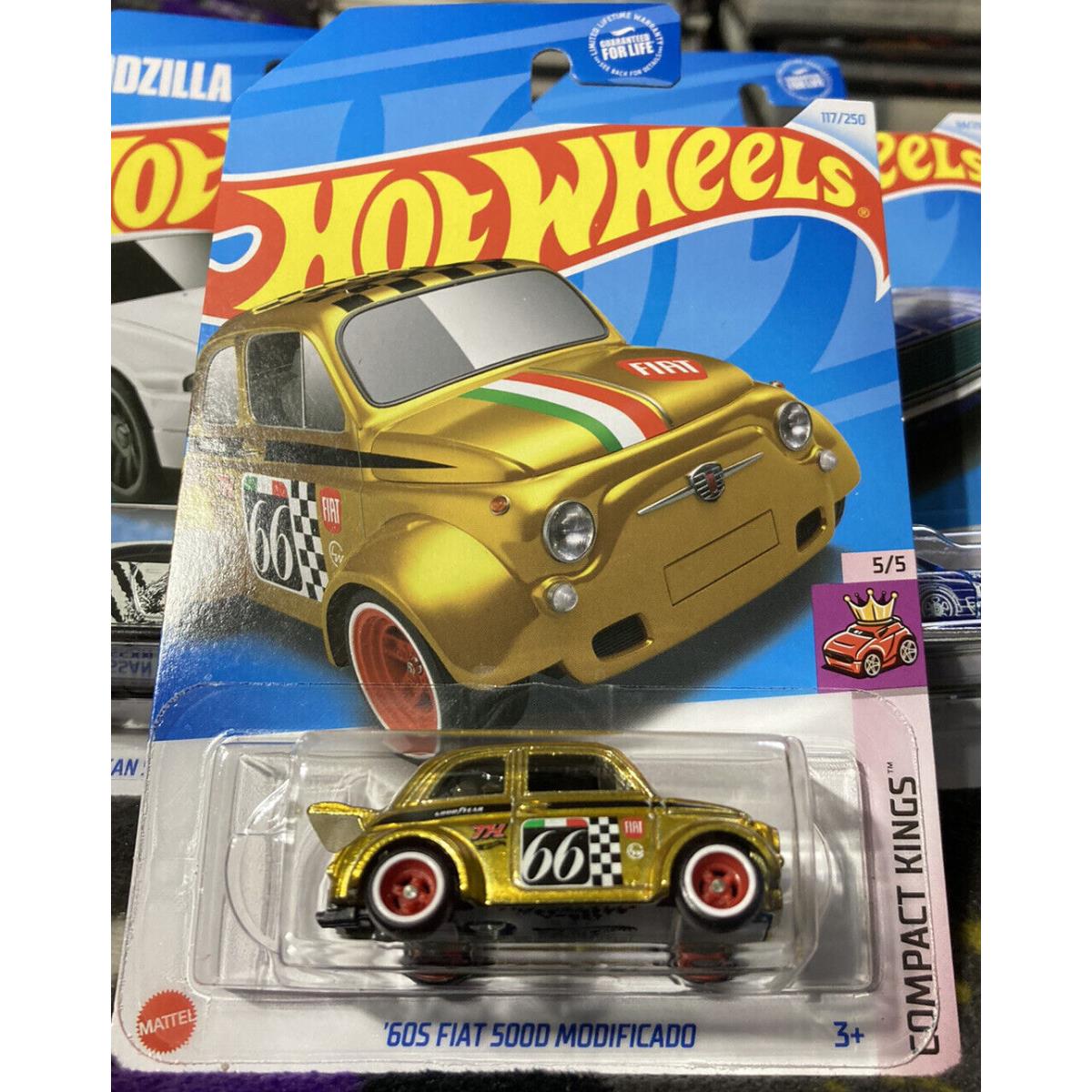 Hot Wheels Super Treasure Hunt TH `60S Fiat 500D Godzilla Skyline Gt-r 67 Camaro