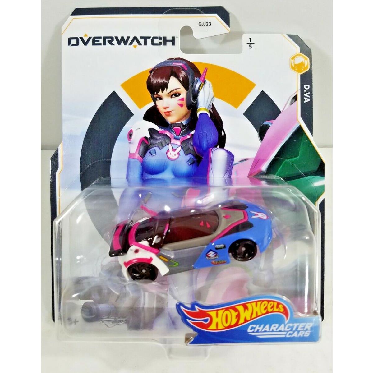 Hot Wheels Overwatch Character Cars Blizzard Complete Set of 5