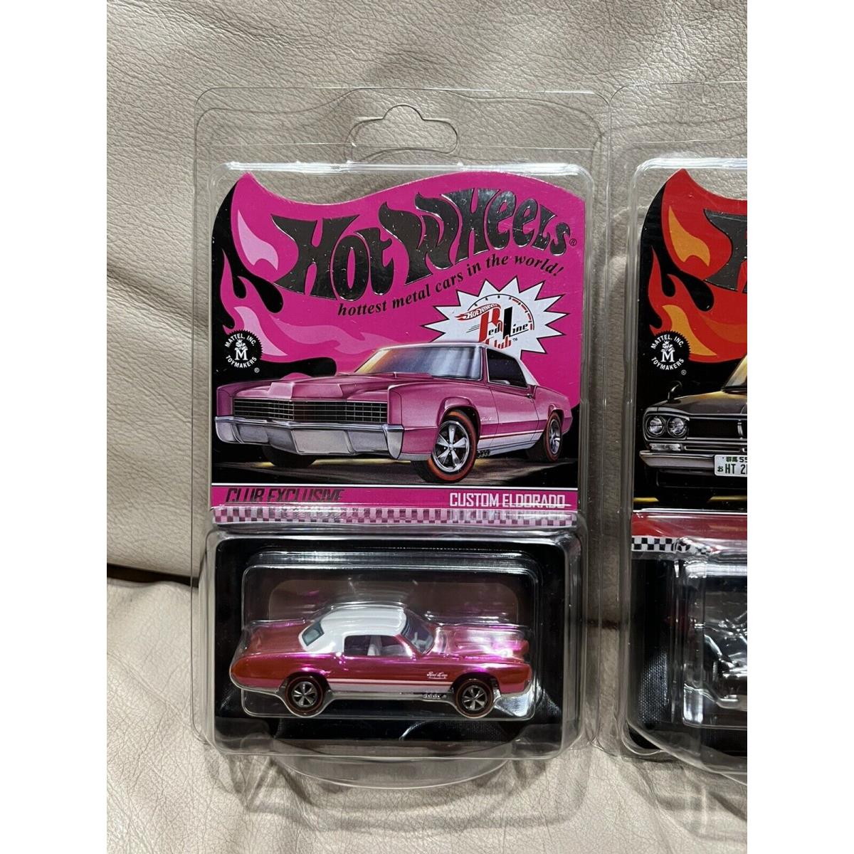 Hot Wheels Rlc Bundle 72 Skyline H/t 2000 Gt-r EL Dorado 64 Impala Snowman