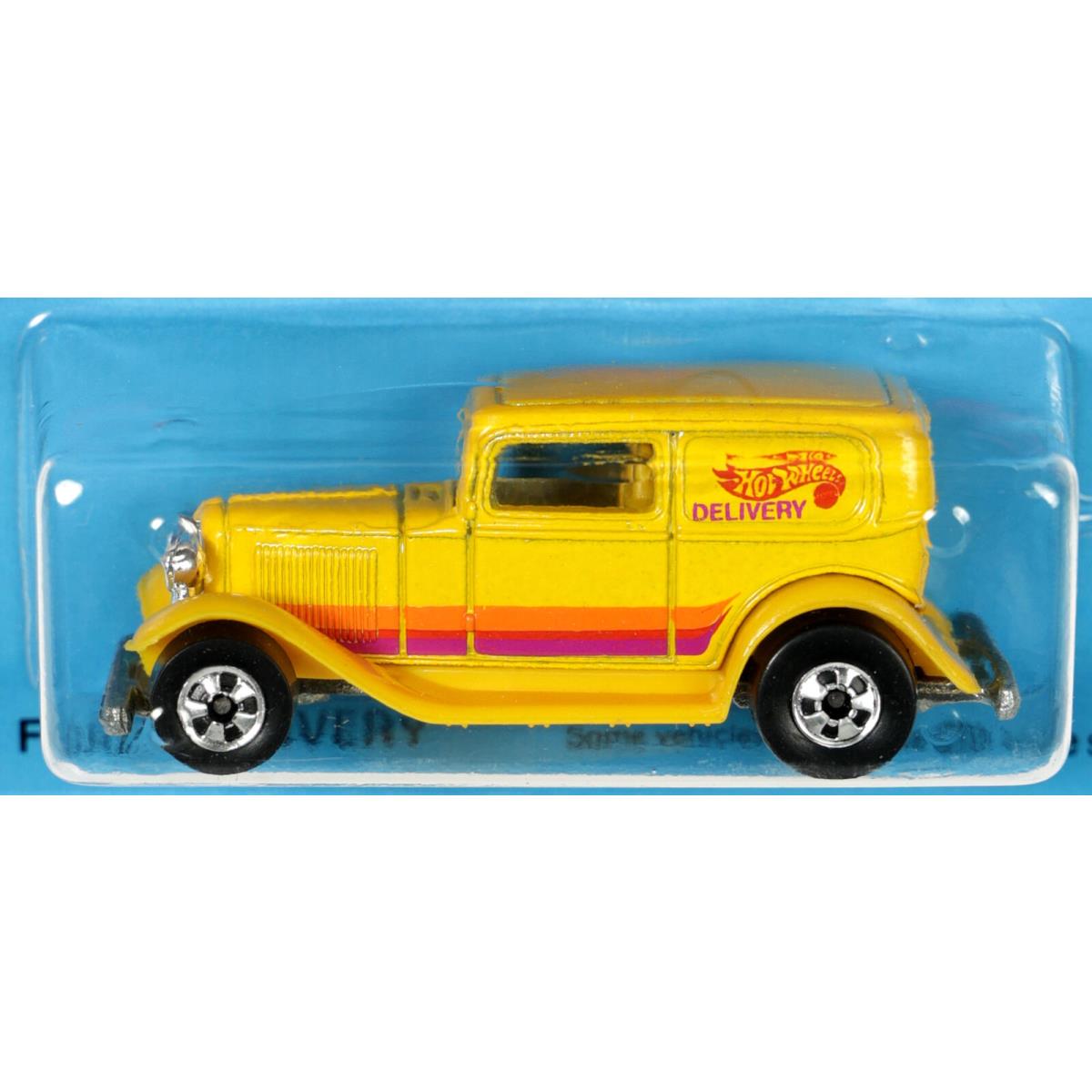 Hot Wheels `32 Ford Delivery Classics Series 7672 Nrfp 1988 Yellow/magenta 1:64