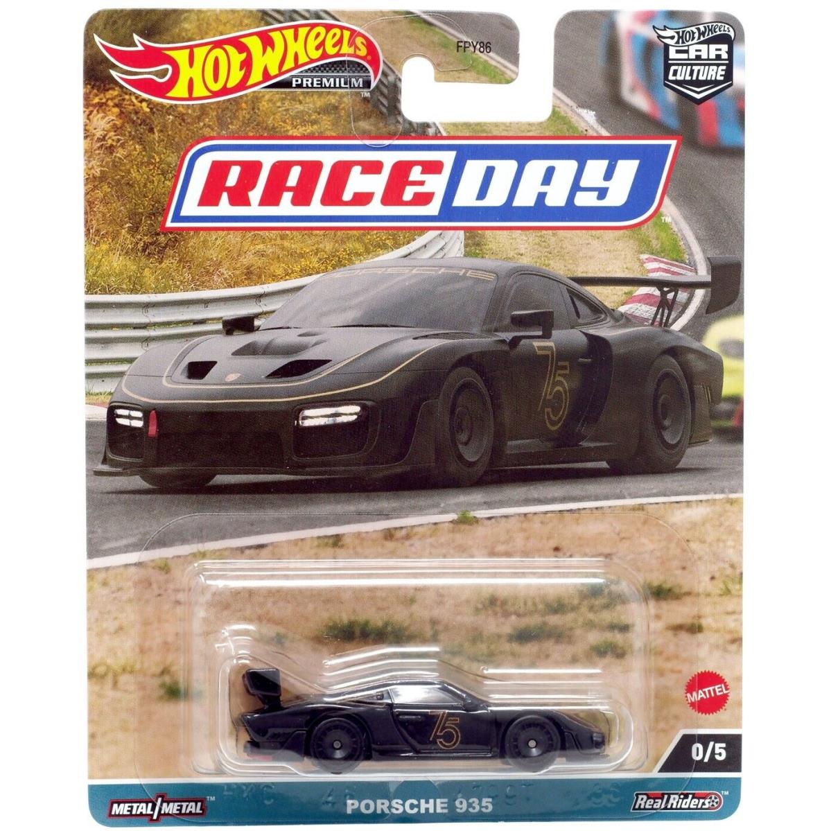 Hot Wheels Car Culture Race Day Porsche 935 Die Cast Car 0/5 Black Chase