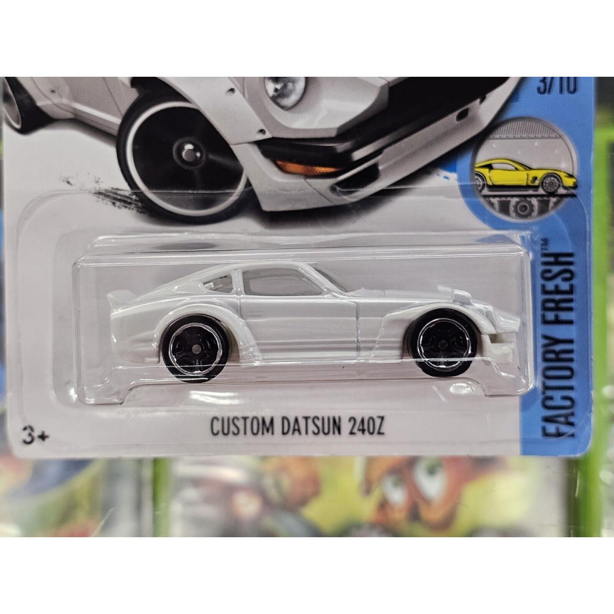 Hot Wheels Factory Fresh Custom Datsun 240Z White Fugu Z Error Car NO Interior