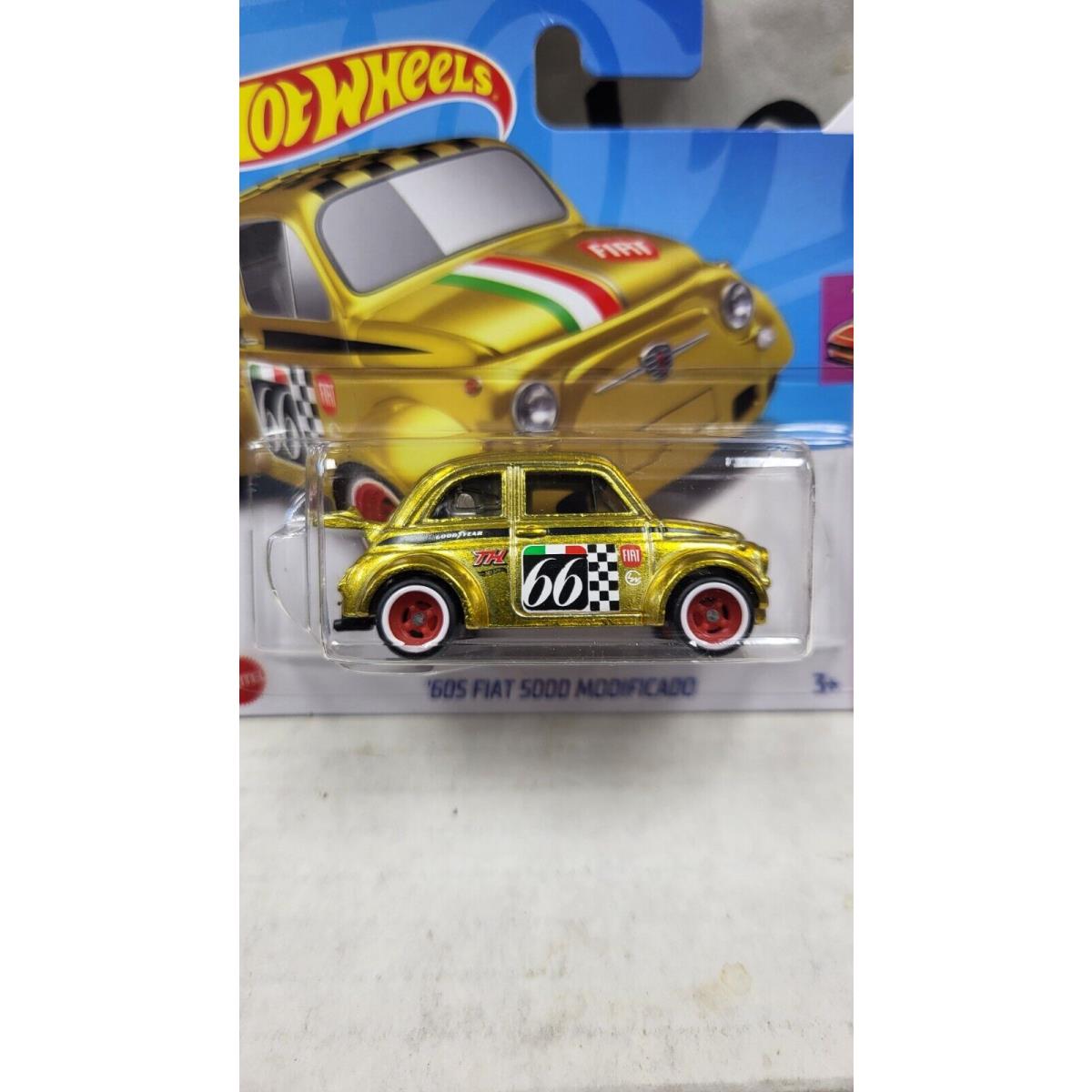 2021 60S Fiat 500D Modificado Hot Wheels Treasure Hunt 1/64 Compact Kings 5