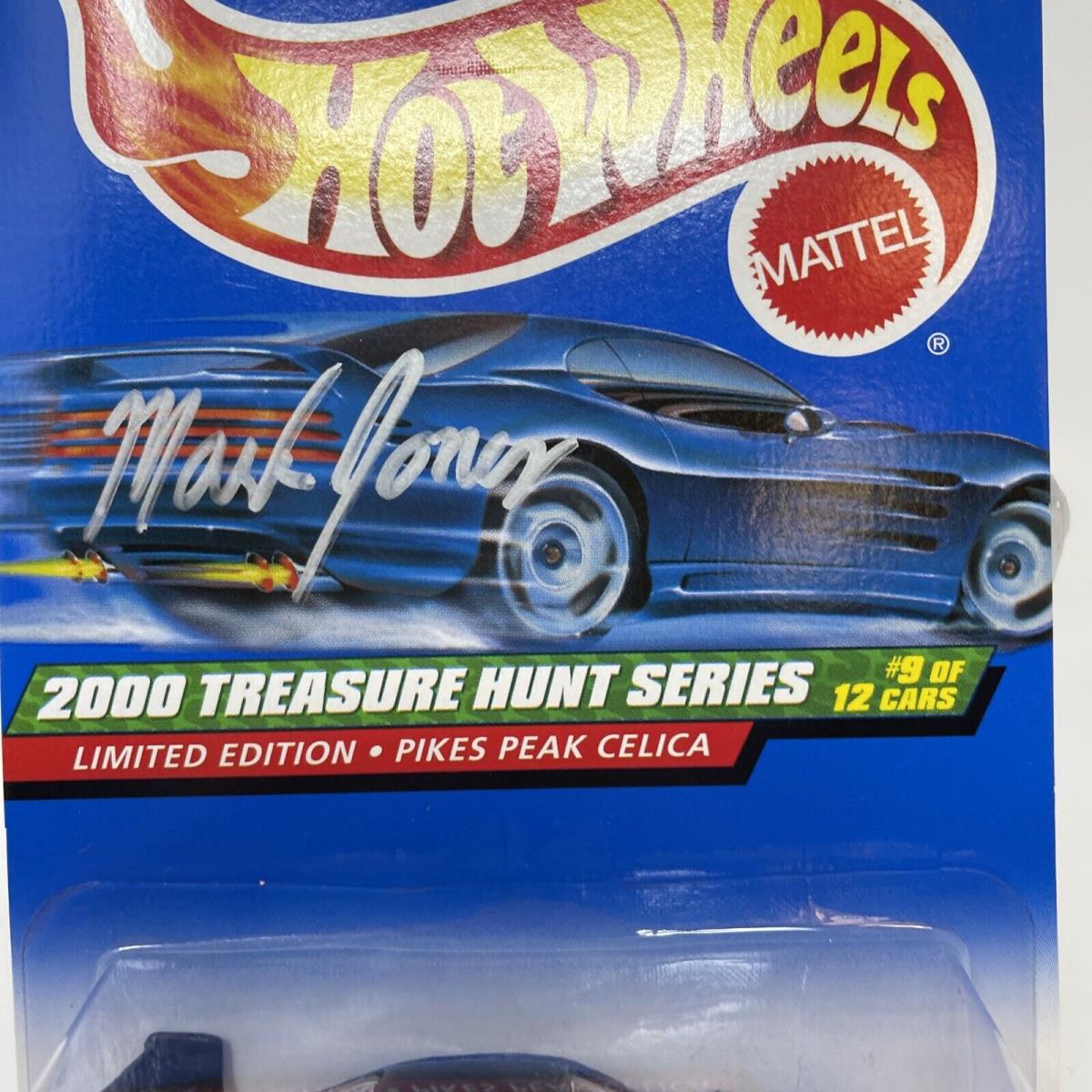 Hot Wheels 2000 Treasure Hunt Pikes Peak Celica Mattel Mark Jones Auto